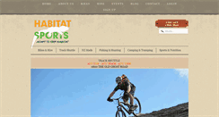 Desktop Screenshot of habitatsports.co.nz